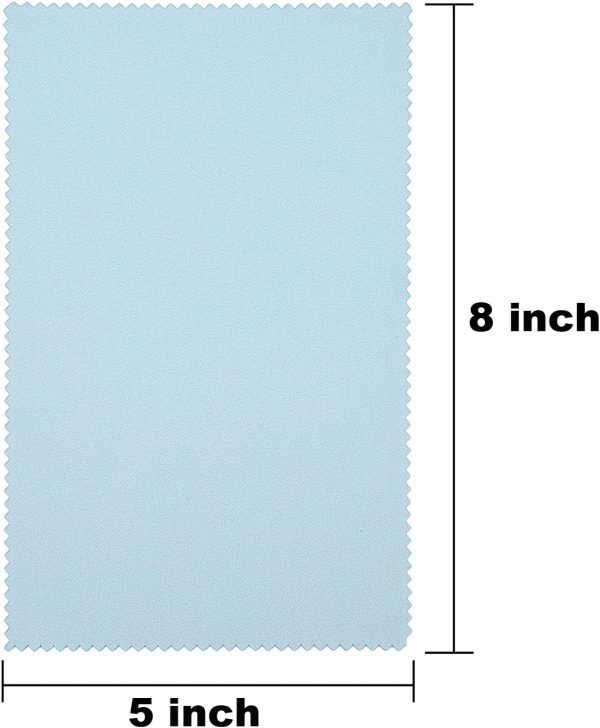 Sunmns 5 x 8 Inches Jewelry Cleaning Cloth Polishing Cloths for Silver Gold Brass, 10 Pieces - Image 3